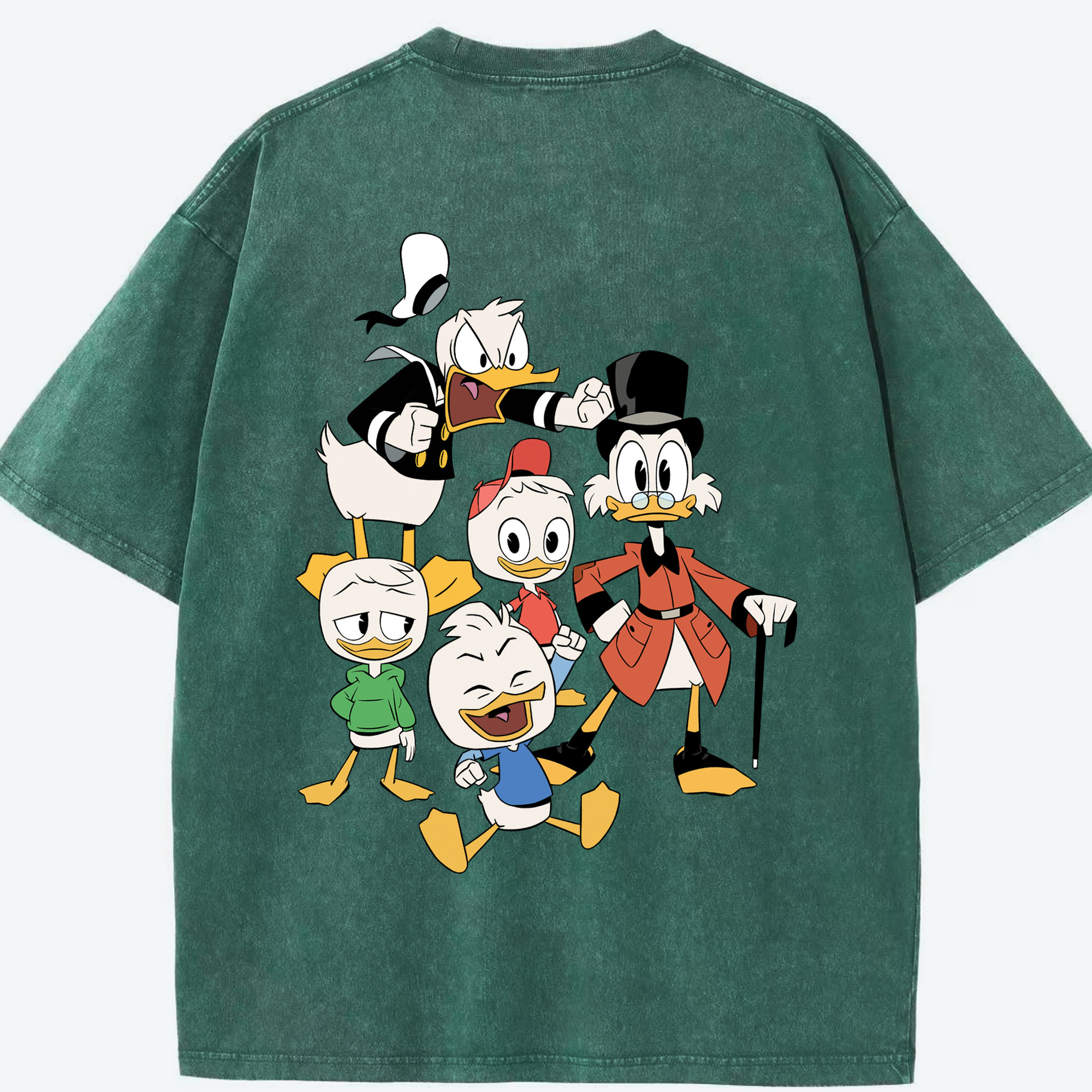 （画像用） ミッキーマウス Mickey Mouse 綿100% ヴィンテージ風 半袖Tシャツ（背面プリント）